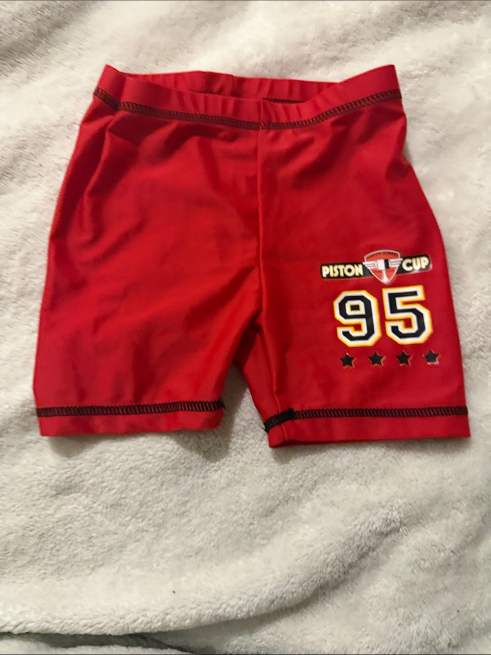 Disney Pixar Cars Active Swim Shorts  Lightning McQueen 95 Piston Cup